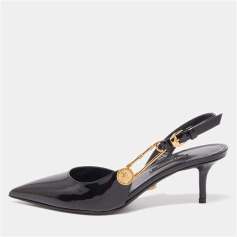 versace pumps replica|versace safety pin slingback pumps.